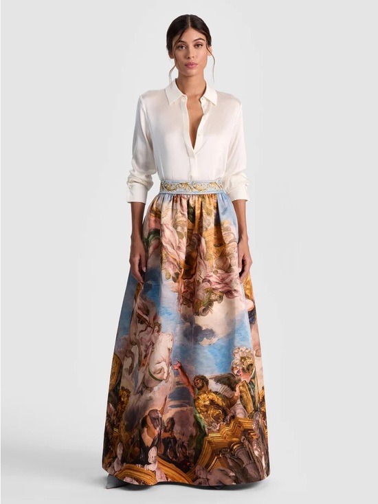 Alice + Olivia Dresses & Skirts - Alice and Olivia Tina Maxi Ball Skirt in Multicolor